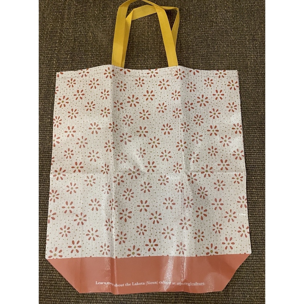 St Josephs Indian School Lakota Sioux Floral Mandala Reusable Tote Bag